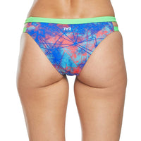 TYR - Canvas Cove Mini Bikini Ladies Bottom - Red/Turquoise/Blue
