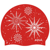 Xmas Red - Christmas Swim Hat