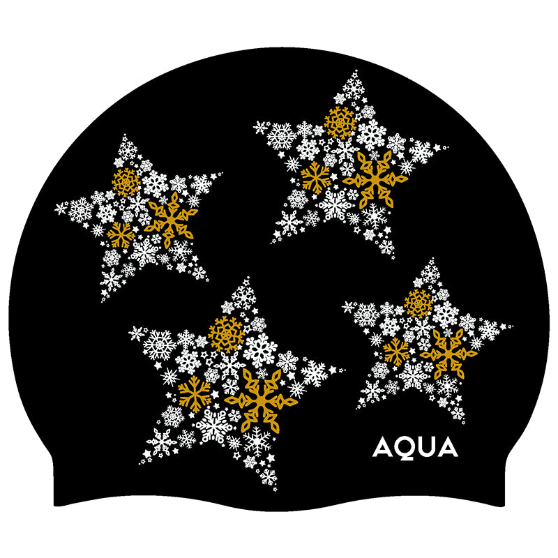 Xmas Stars - Christmas Swim Hat