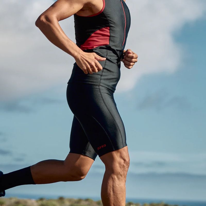 Zone3 - Activate Men's Tri Shorts - Black/Red