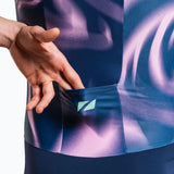 Zone3 - Activate+ Short Sleeve Men's Trisuit - Navy/Purple