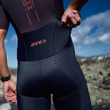 Zone3 - Men's Aeroforce-X II Short Sleeve Trisuit - Black