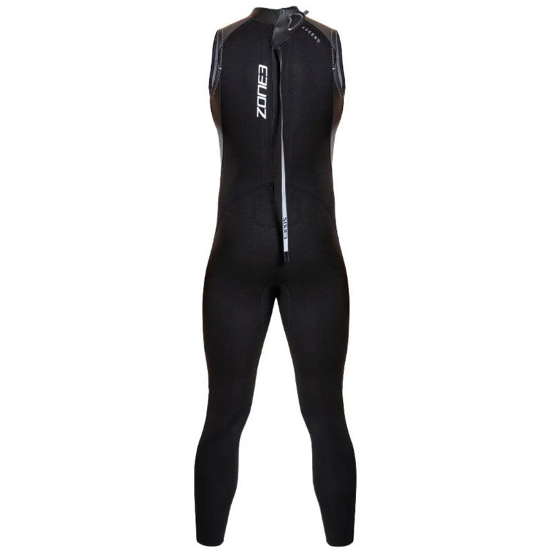 Zone3 - Mens Ascend Sleeveless Wetsuit - Black/Grey