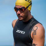 Zone3 - Mens Ascend Sleeveless Wetsuit - Black/Grey