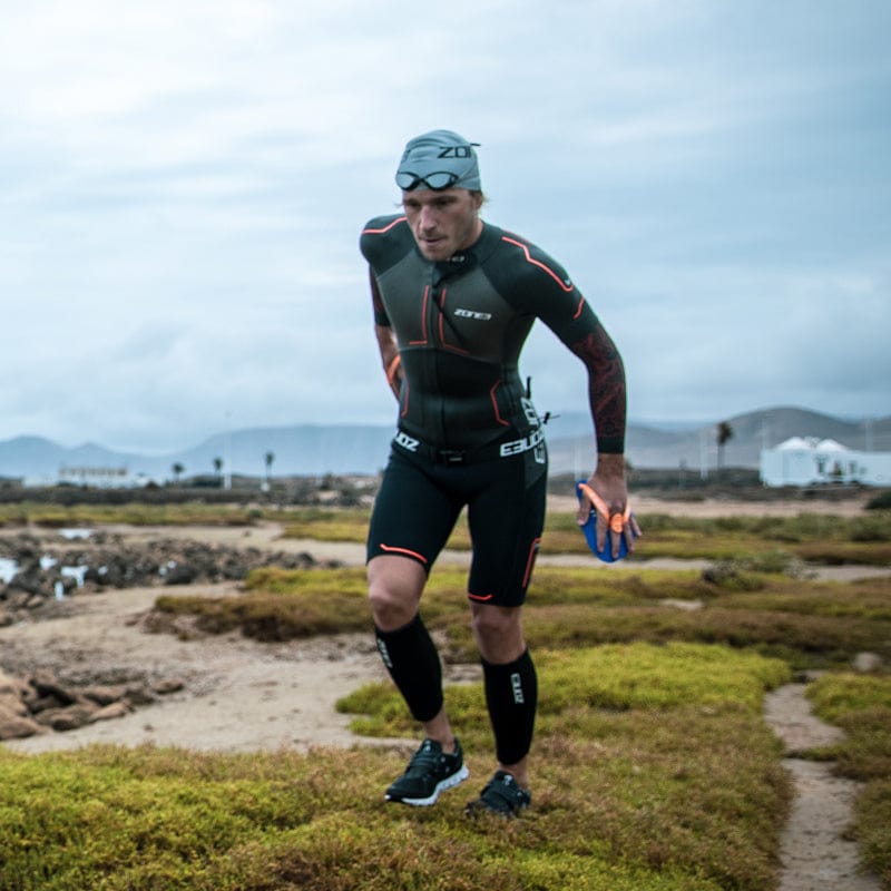 Zone3 - Men's Swim-Run Evolution Wetsuit With 8mm Calf Sleeves