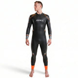 Zone3 - Mens Thermal Aspire Wetsuit - Black/Orange