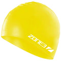 Zone3 - Silicone Swim Cap - Hi-Vis Yellow