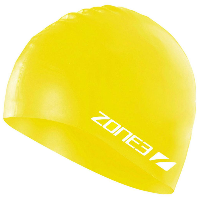 Zone3 - Silicone Swim Cap - Hi-Vis Yellow