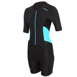 Zone3 - Women's Activate Short Sleeve Full Zip Trisuit