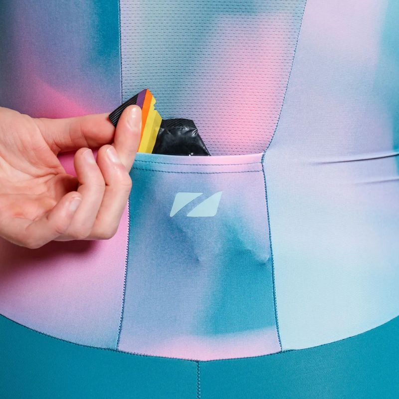 Zone3 - Women's Activate Short Sleeve Trisuit - Teal/Pink
