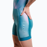 Zone3 - Women's Activate Short Sleeve Trisuit - Teal/Pink