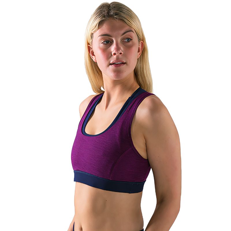 Zone3 - Women's Performance Culture Support Bra - Navy/Berry