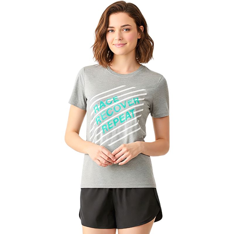 Zone3 - Women's Race/Recovery/Repeat Tee (Grey)
