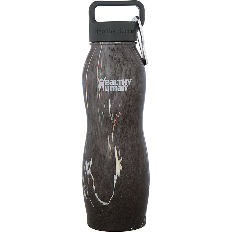 Healthy Human Curve Water Bottle - Black Onyx 21oz (620ml)
