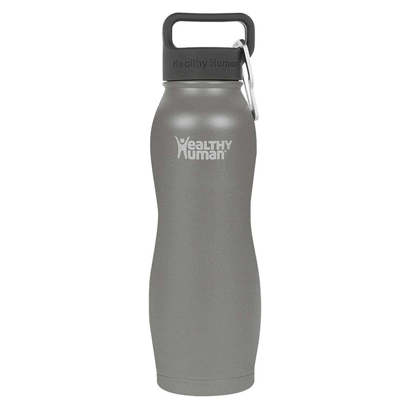 Healthy Human Curve Water Bottle - Slate Grey 21oz (620ml)