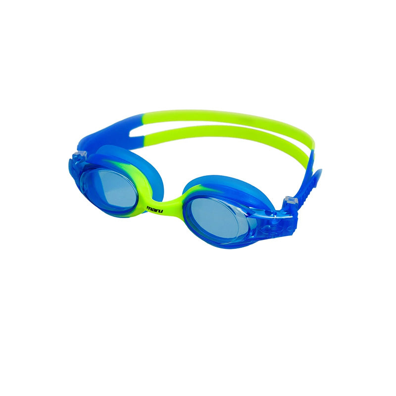 Maru - Sprite Anti Fog Junior Goggle - Blue/Blue/Lime