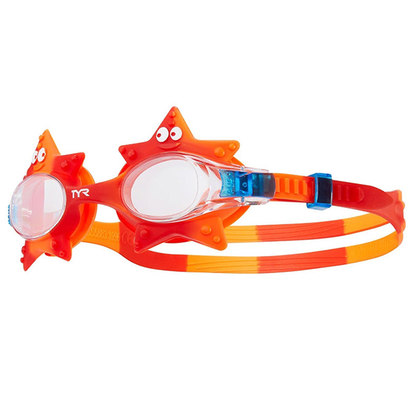 TYR - Kids Swimple Starfish Goggle - Clear/Red/Orange