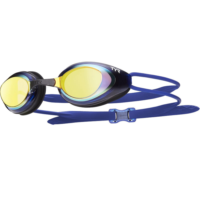 TYR - Blackhawk Racing Polarized Goggles - Gold/Navy/Black