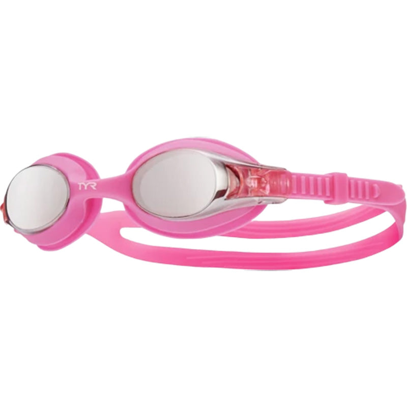 TYR - Kids Swimple Mirrored Goggles - Rasp/Pink