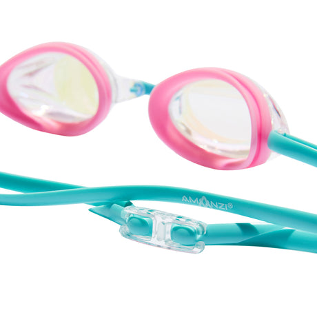 Amanzi - Axion Pearl Mirror Goggles - Pink/Teal