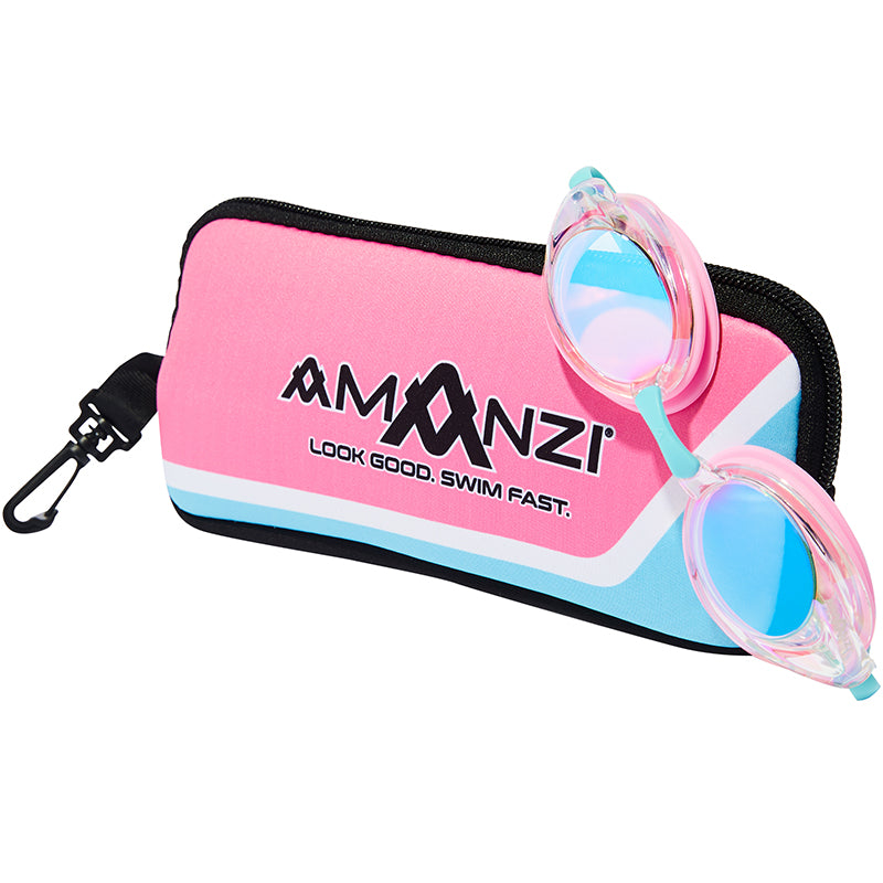 Amanzi - Axion Pearl Mirror Goggles - Pink/Teal