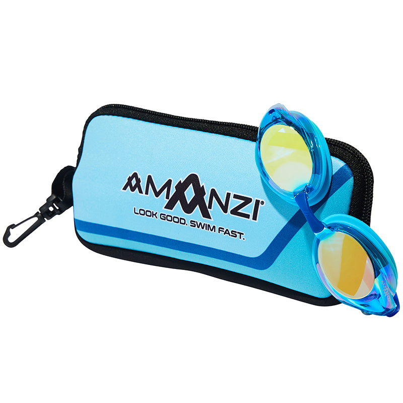 Amanzi - Axion Prismatic Mirror Goggles - Indigo/Blue/Teal