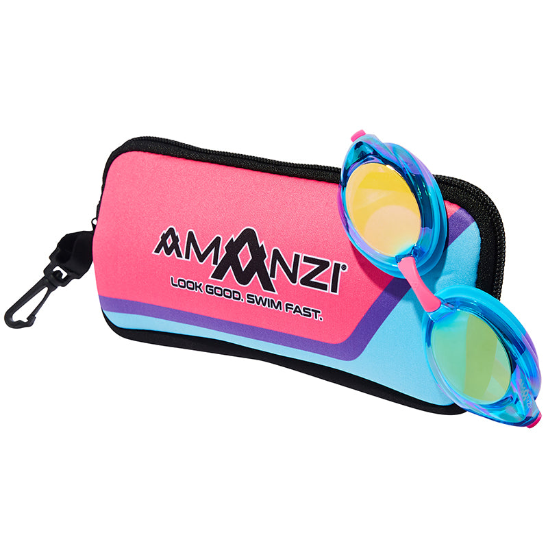 Amanzi - Axion Prismatic Mirror Goggles - Pink/Blue/Purple