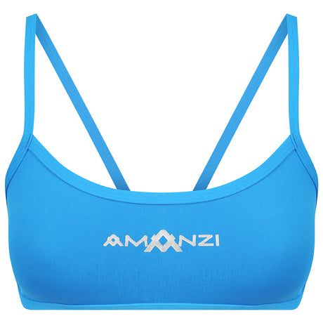 Amanzi - Azure Ladies Sports Bikini Top