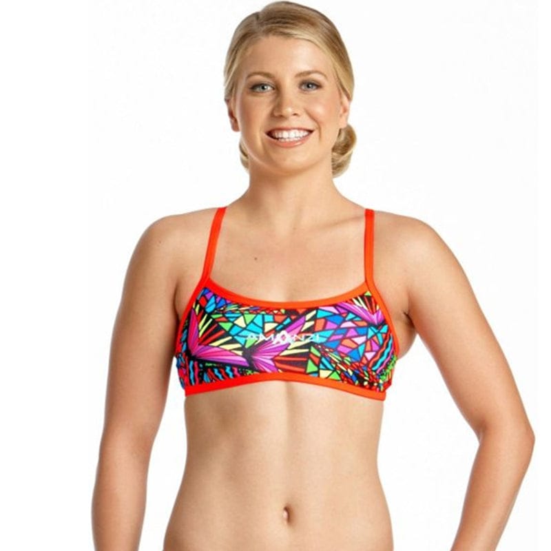 Amanzi - Candle Puzzle Ladies Bikini Sports Top