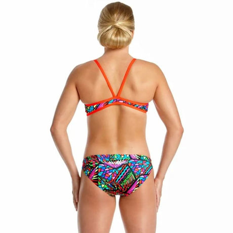 Amanzi - Candle Puzzle Ladies Bikini Sports Top