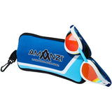 Amanzi - Dominate Sunset Mirror Goggles - White/Indigo
