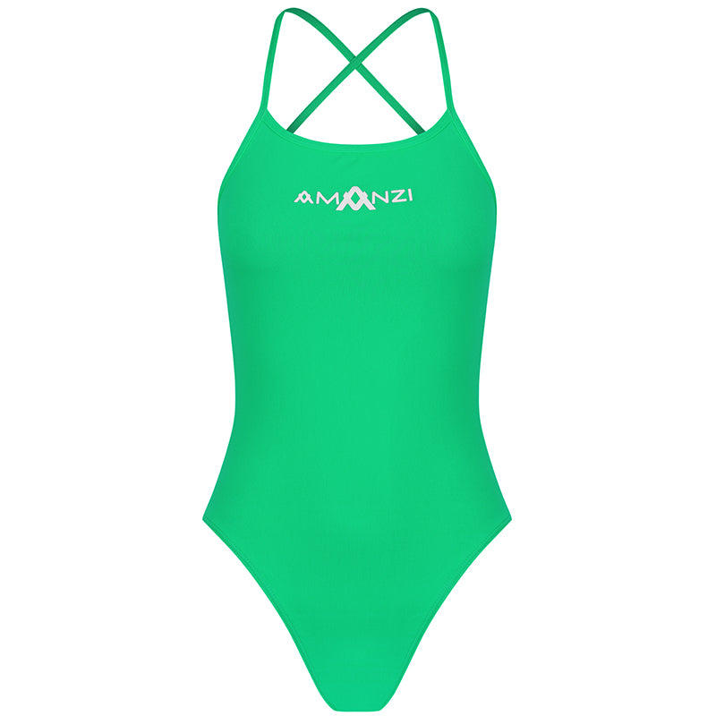 Amanzi - Emerald Ladies Tie Back One Piece