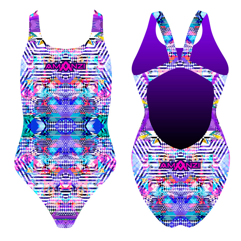 Amanzi - Femme Futura Ladies Active Back One Piece