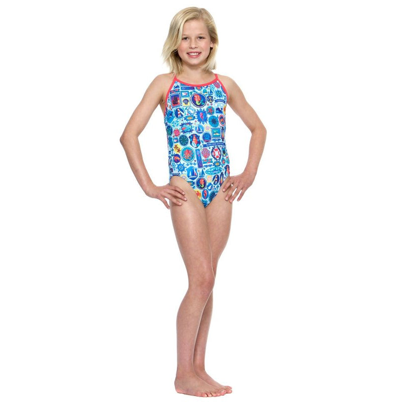 Amanzi - Seafarer Girls One Piece Swimsuit