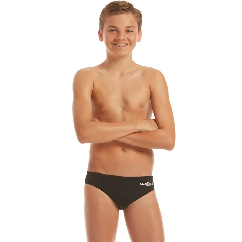 Amanzi - Jet Black Boys Briefs