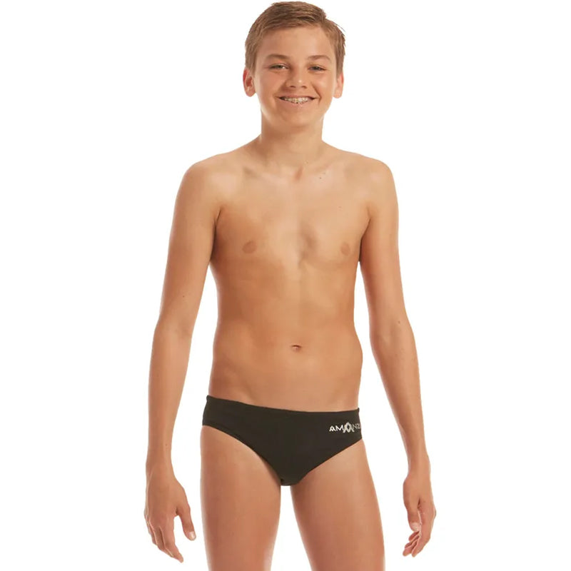 Amanzi - Jet Black Boys Briefs