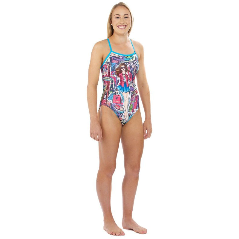 Amanzi - Parisian Chic Ladies One Piece - Aqua Swim Supplies