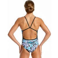 Amanzi - Peacock Pride Girls One Piece Swimsuit