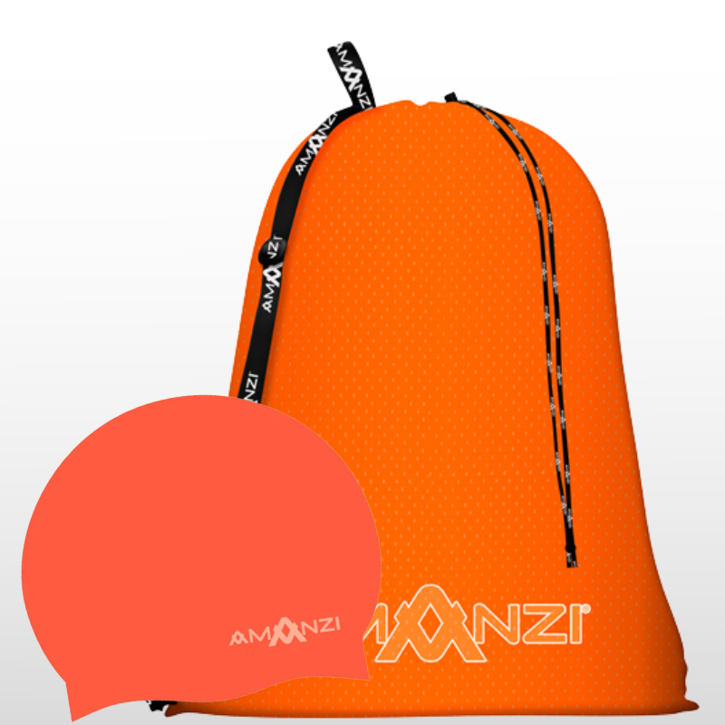 Amanzi - Sherbet - Mesh Bag & Swim Hat