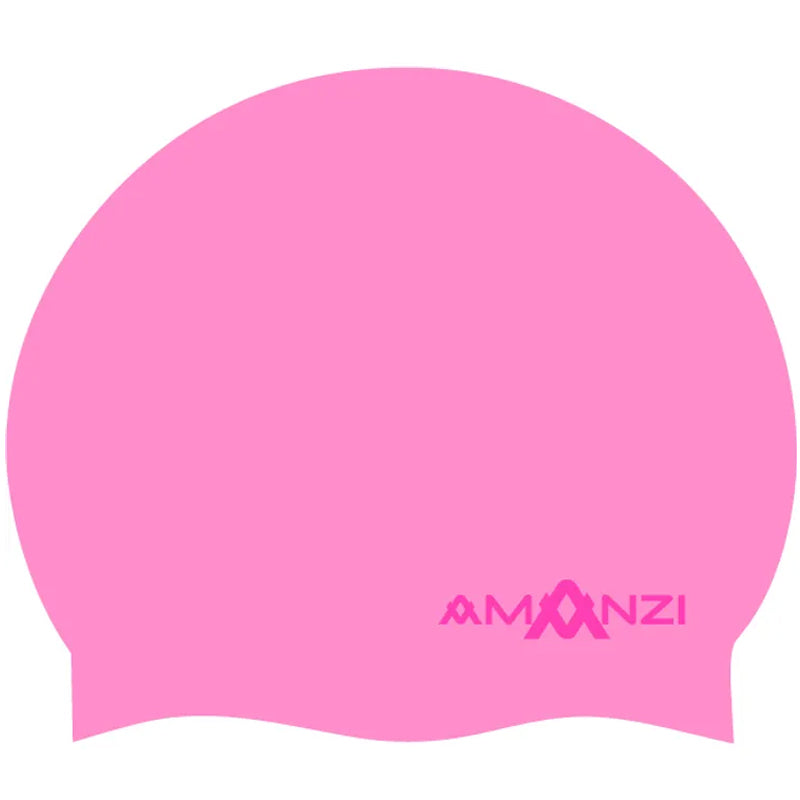 Amanzi - Signature Pastel Pink Swim Cap