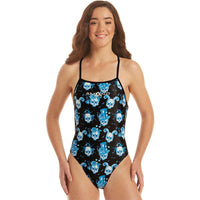 Amanzi - Skulduggery Ladies Tie Back One Piece