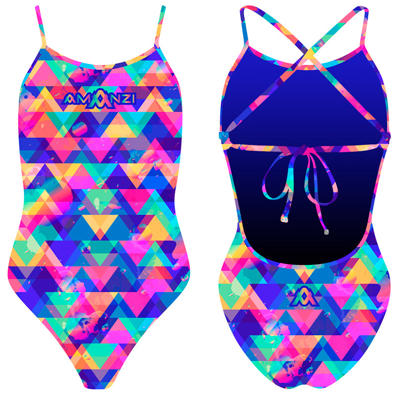 Amanzi - Spectrum Ladies Tie Back One Piece