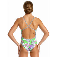 Amanzi - Zany Zebra Girls One Piece Swimsuit