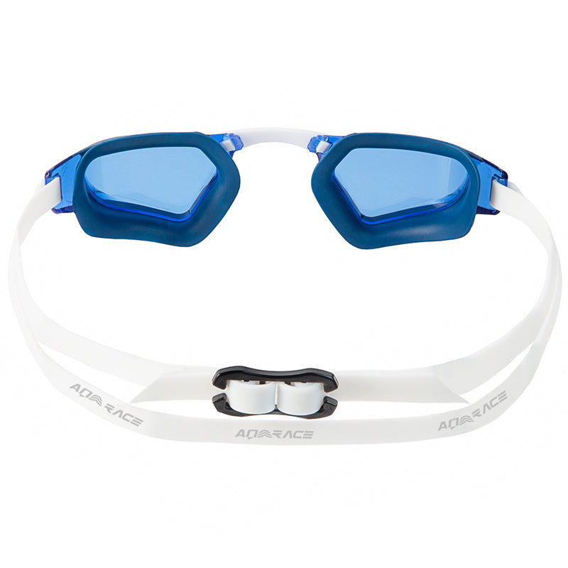 Aquarapid - L2/BH Mirrored Racing Goggles - Blue Bianco