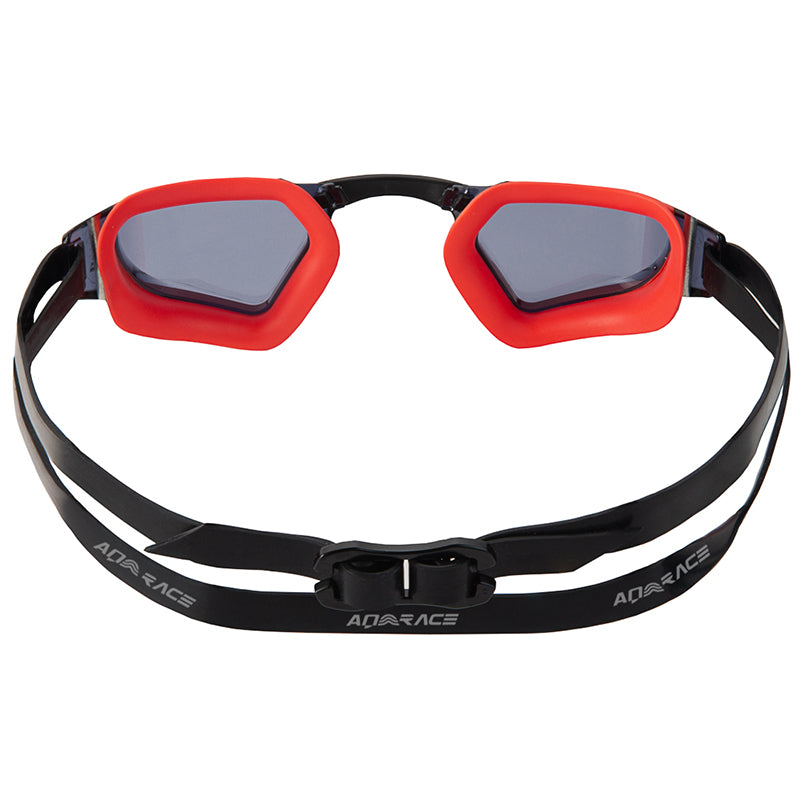 Aquarapid - L2/CZ Mirrored Racing Goggles - Black/Red