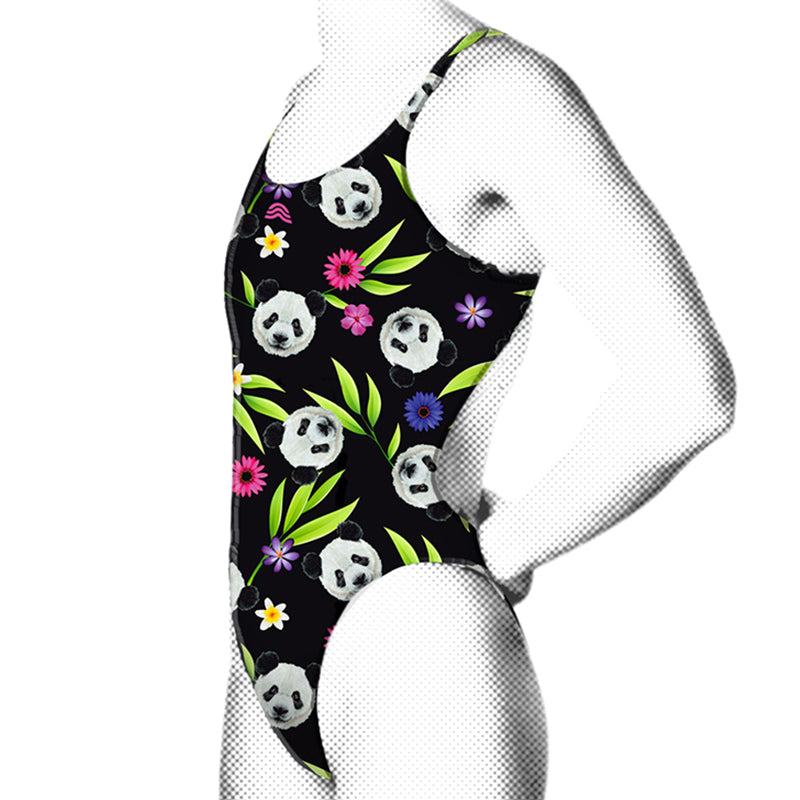 Aquarapid - Women's Kriss Panda Race Back Printed Swimsuit