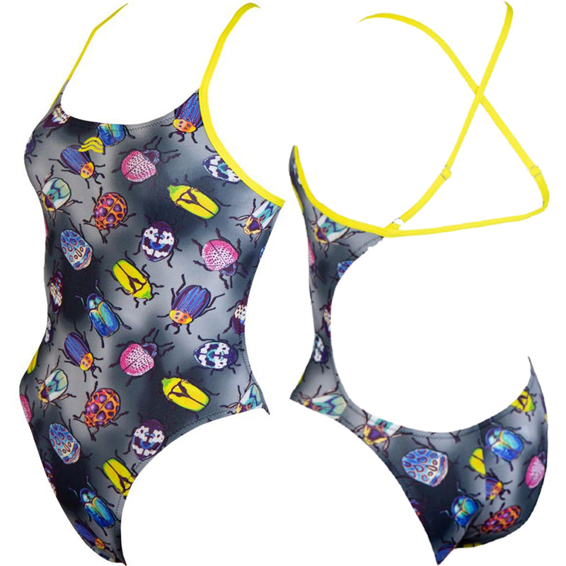 Aquarapid - Women's Sirio Bugs Speed Back Printed Swimsuit