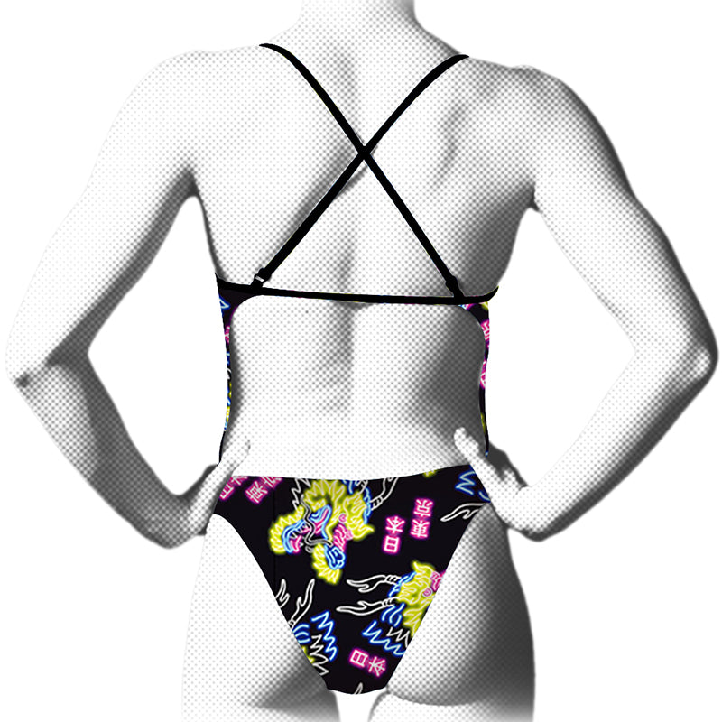 Aquarapid - Women's Sirio Japan Speed Back Printed Swimsuit