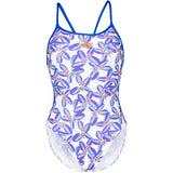 Arena - Allover Lace Back Ladies Swimsuit - Blue/Multi