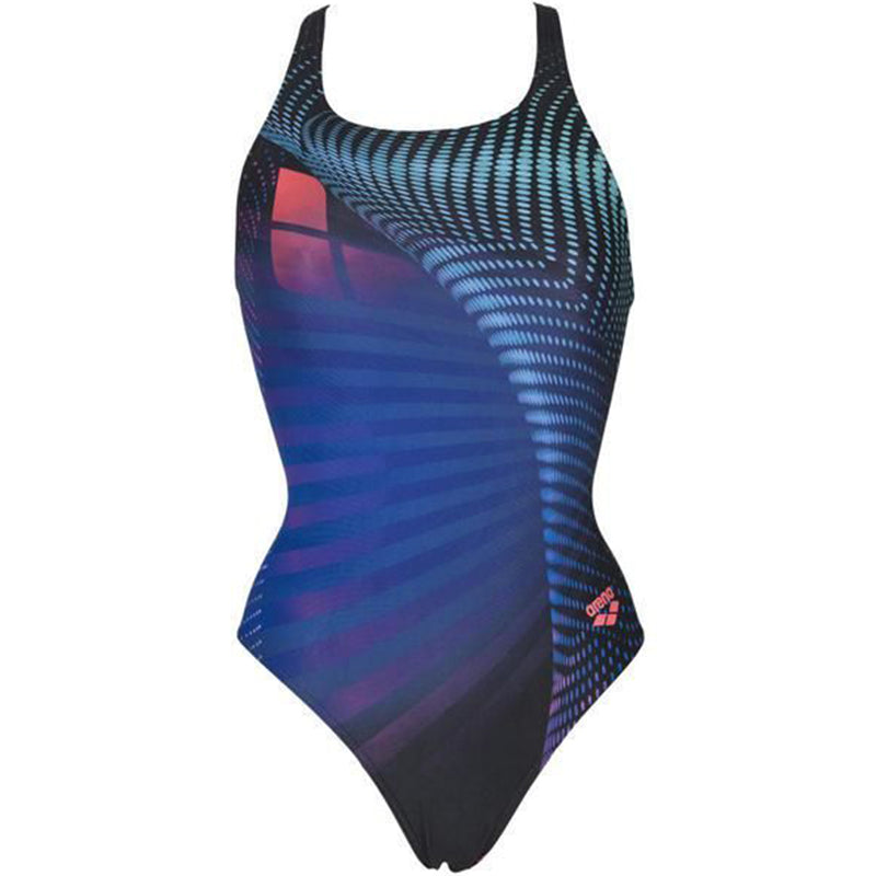 Arena - Ares Pro Back Ladies Swimsuit - Black/Multicolour